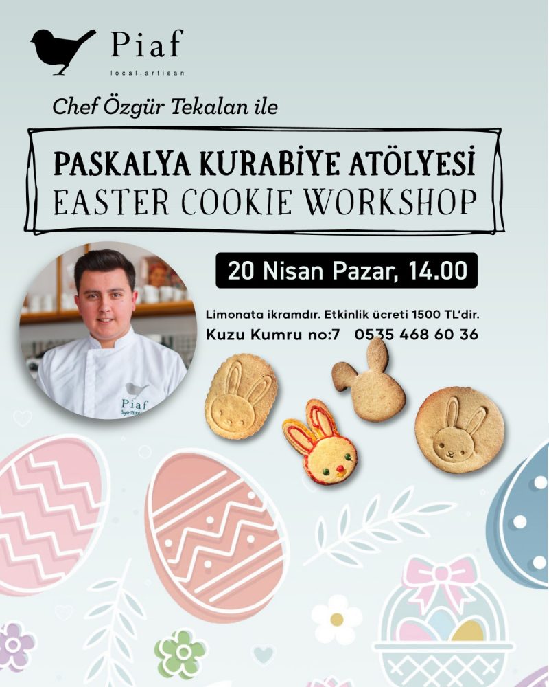 Easter Cookie Workshop Paskalya Kurabiye Atölyesi