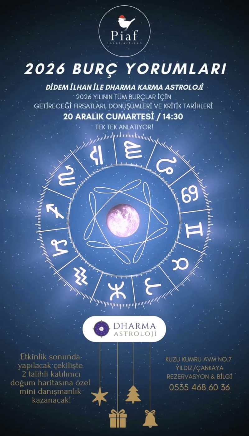 Dharma Karma Astroloji ile 2026 Burç Yorumları