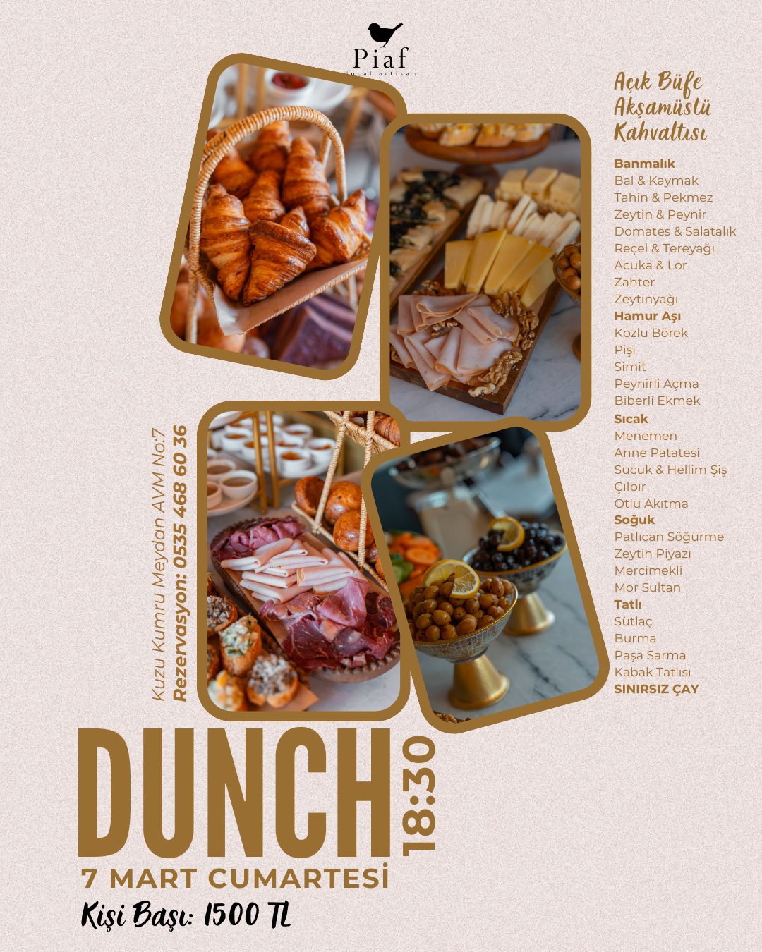 DUNCH 🥖 7 MART CUMARTESİ 🥖 18:30 - 21:00 - Görsel 3